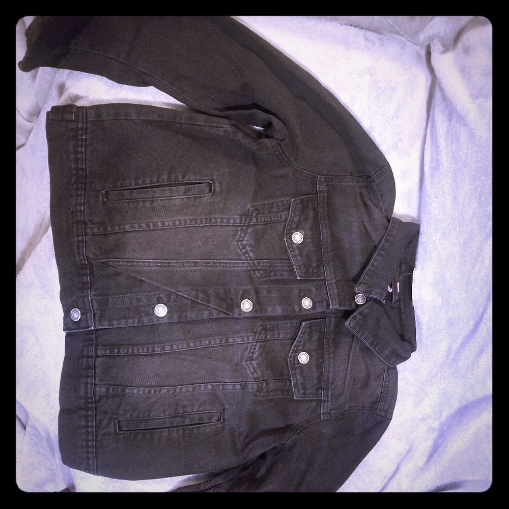 Free people rumors washed black denim